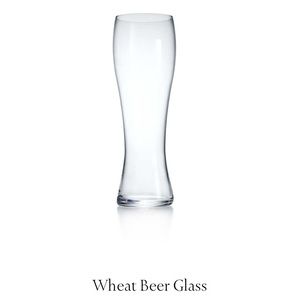 Tiffany & Co Wheat Beer Glasses. Set of 2.